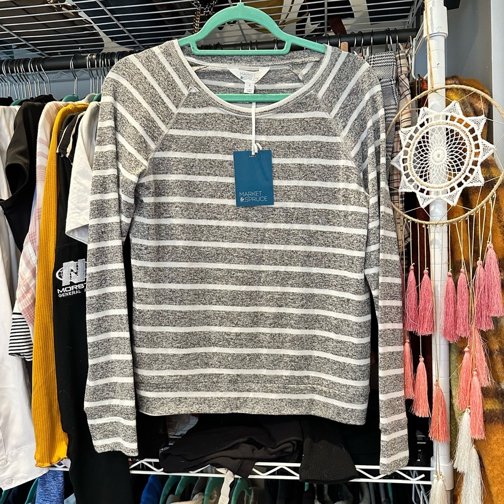 NWT Market Sprruce Stripped Sweater